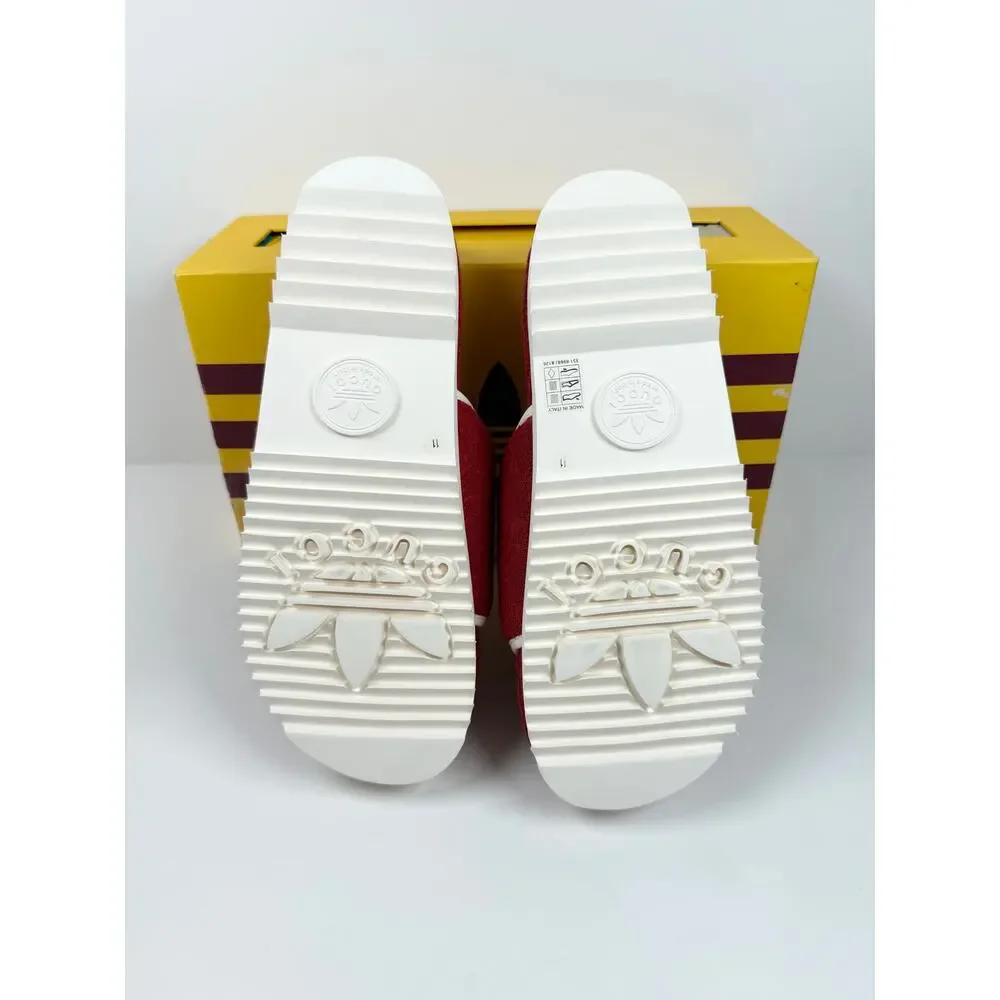Size 11UK/12US - Gucci x Adidas Red Platform Sandals NEW